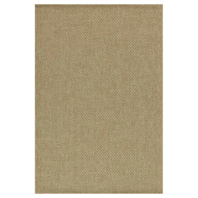 Земля GC_NTL1004 Джут/Жут 5 футов 3 дюйма. x 7 футов, 3 дюйма. Внутренний/наружный коврик