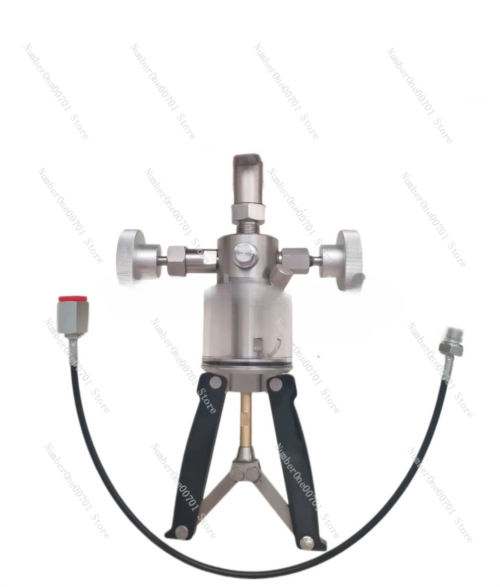 

Marine Pliers Type Force Pump 0 ~ 700bar Hand Pinch High Pressure Hydraulic Source Handheld Pneumatic Pressure Calibrator