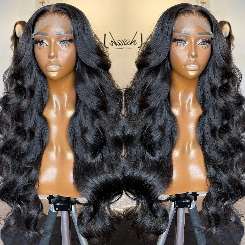 180 Density 30 32 Inch Body Wave Wig Transparent 13x4 Lace Front Human Hair Wig For Black Women Brazilian 13x6 Lace Frontal Wig