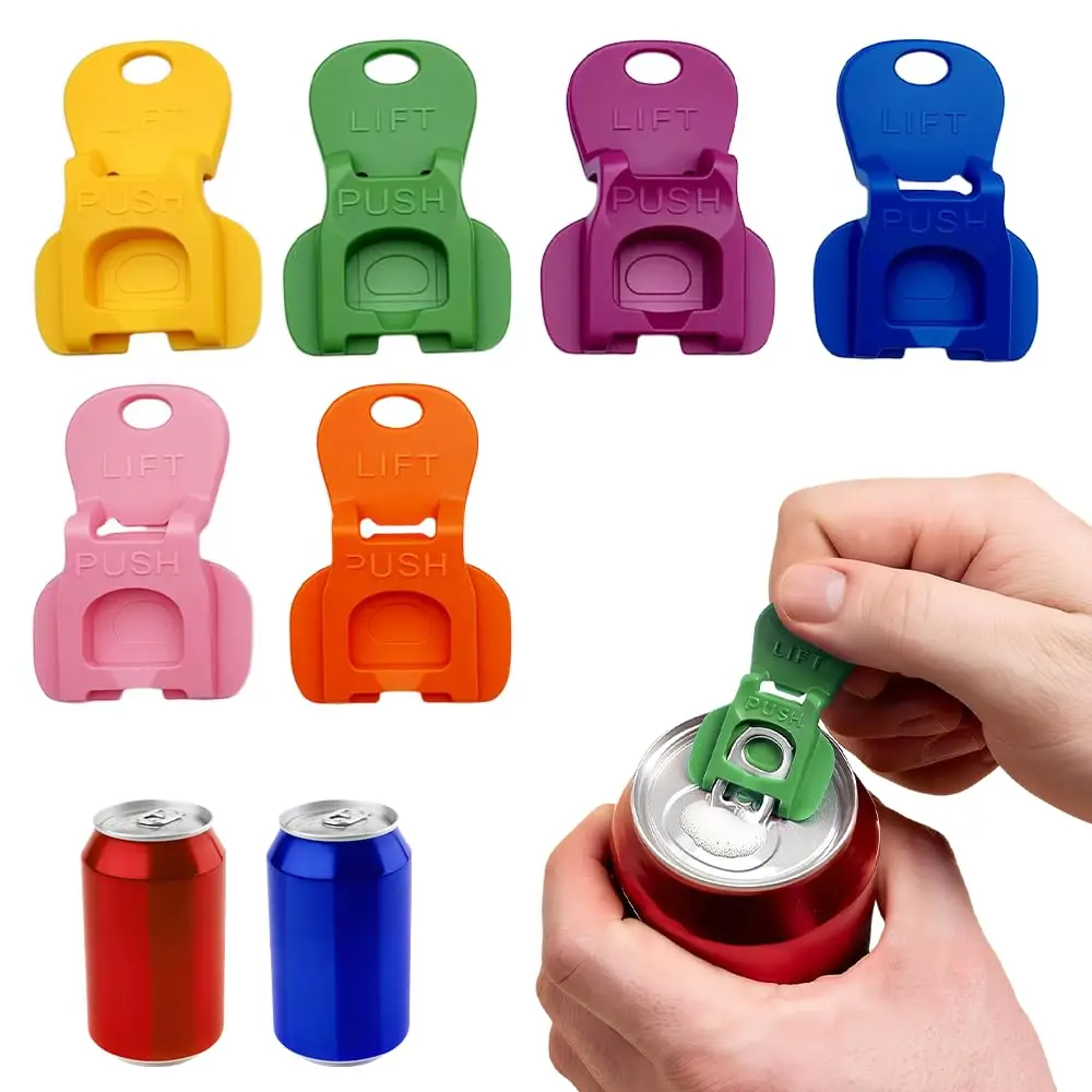 

Drinks Can Opener Manual Easy Opener Can Stopper Plastic Can Opener for Beer, Soda Drinks for Children Drink