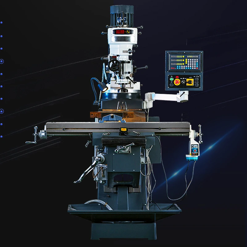 FS7550CW Vertikale Bohr- und Fräsmaschine für Holz und Metall, Drehmaschine, Fräsen, Gewindeschneidmaschine