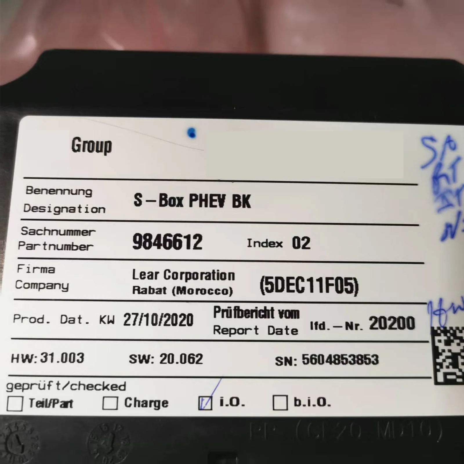 New ! For BMW 2 F45 3 G20 5 G30 7 G11 X1 F48 X2 F39 X3 X5 Hochvolt Batterie Sicherheitsbox Safety box OEM 8844217, 8857381
