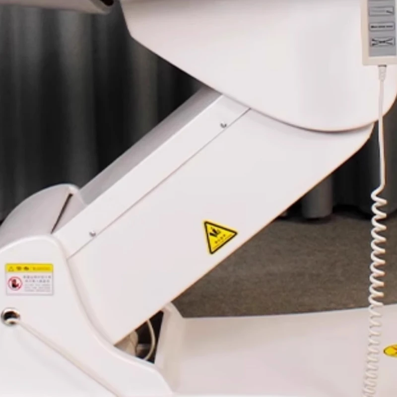 Elektrische Rückenlehnen-Massagetische Schönheit Kneten Gesicht PU-Leder-Massagetische Dental Eisenbeine Salonmöbel Yngл MH