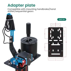 نظام فرملة اليد Simsonn-للتجمع ، مستشعر قاعة الكمبيوتر ، بطاقة USB SIM ، متوافق مع Logitech G29 و G27 و G25 وألعاب السباقات أفضل 12 مبيعات G27 Drift Simulator - No5