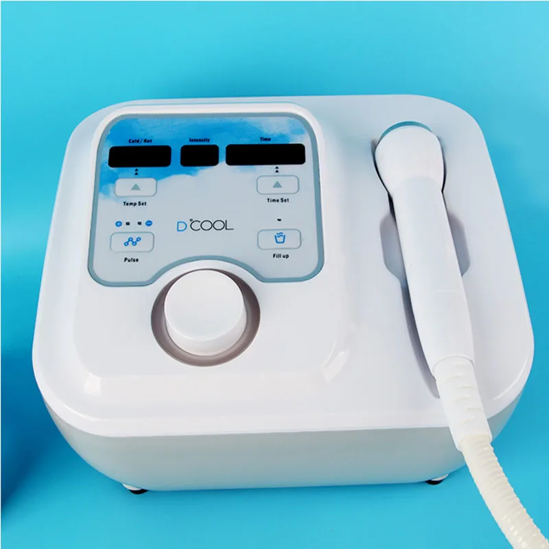 Skin Cooling Facial Dcool Beauty Machine Face Lift Anti Aging Wrinkle Removal Electroporation Mesotherapy Hot Cold Rejuvenation