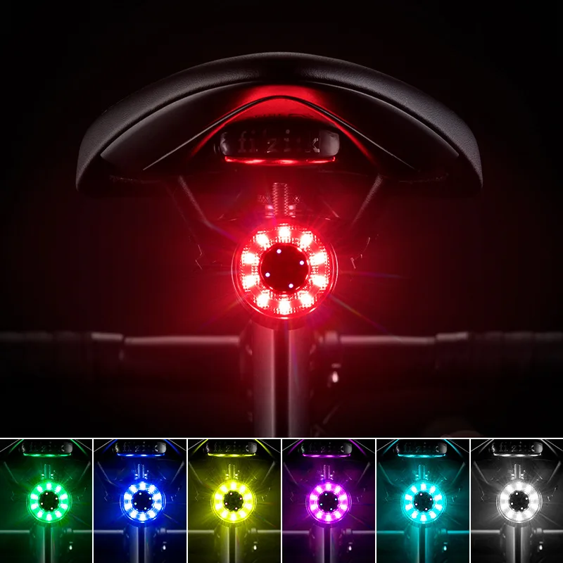 Bicycle night riding warning lights charging riding taillights Road mountain bike taillights night riding rear lights