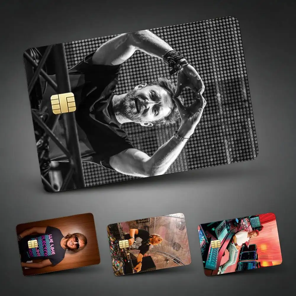 

D-David G-Guetta Decorative Waterproof Film Skin Cover Credit Card Stickers Debit Front Bank Bus Pass