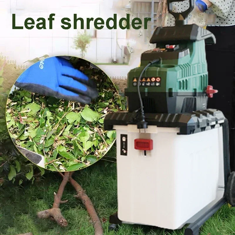 For S260 Multi-Functional Electric Tree Leaves/Branches/Tree Roots/Bamboo/Banana Leaves Garden Pulverizer Wood Shredder 2800W