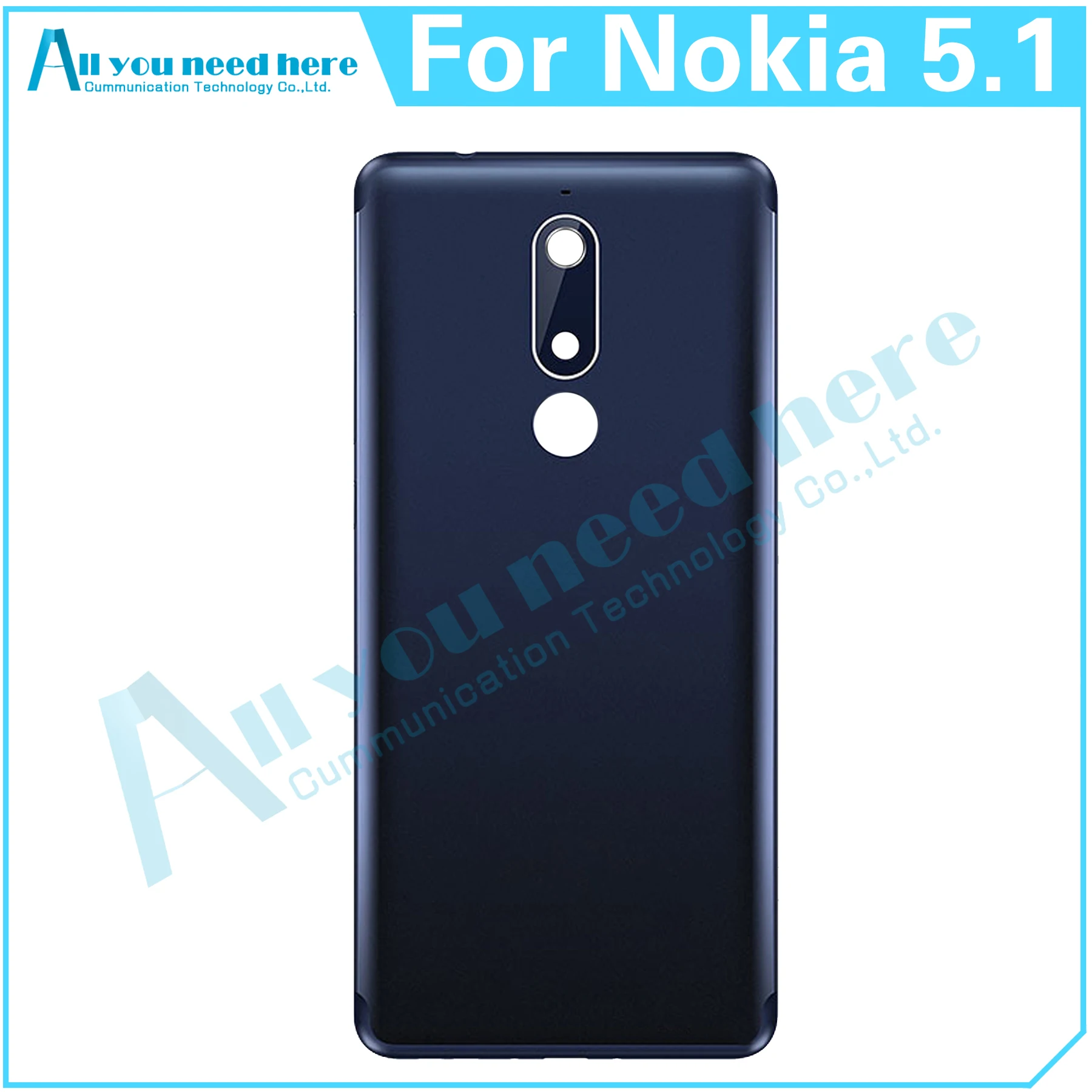 

For Nokia 5.1 TA-1075 TA-1061 TA-1088 TA-1081 TA-1076 ​Back Cover Door Housing Case Rear Cover Battery Cover