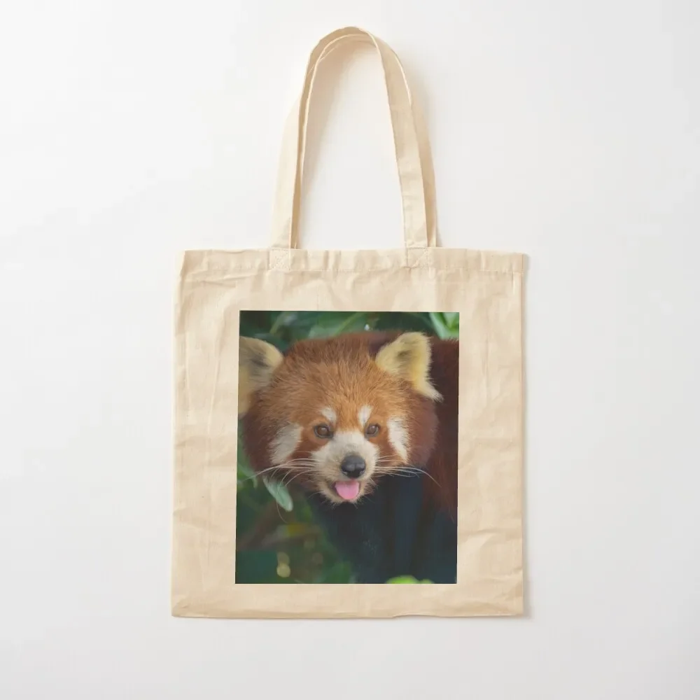 

Cheeky Red Panda Tote Bag Women bags Woman shopper bag bags men Customizable