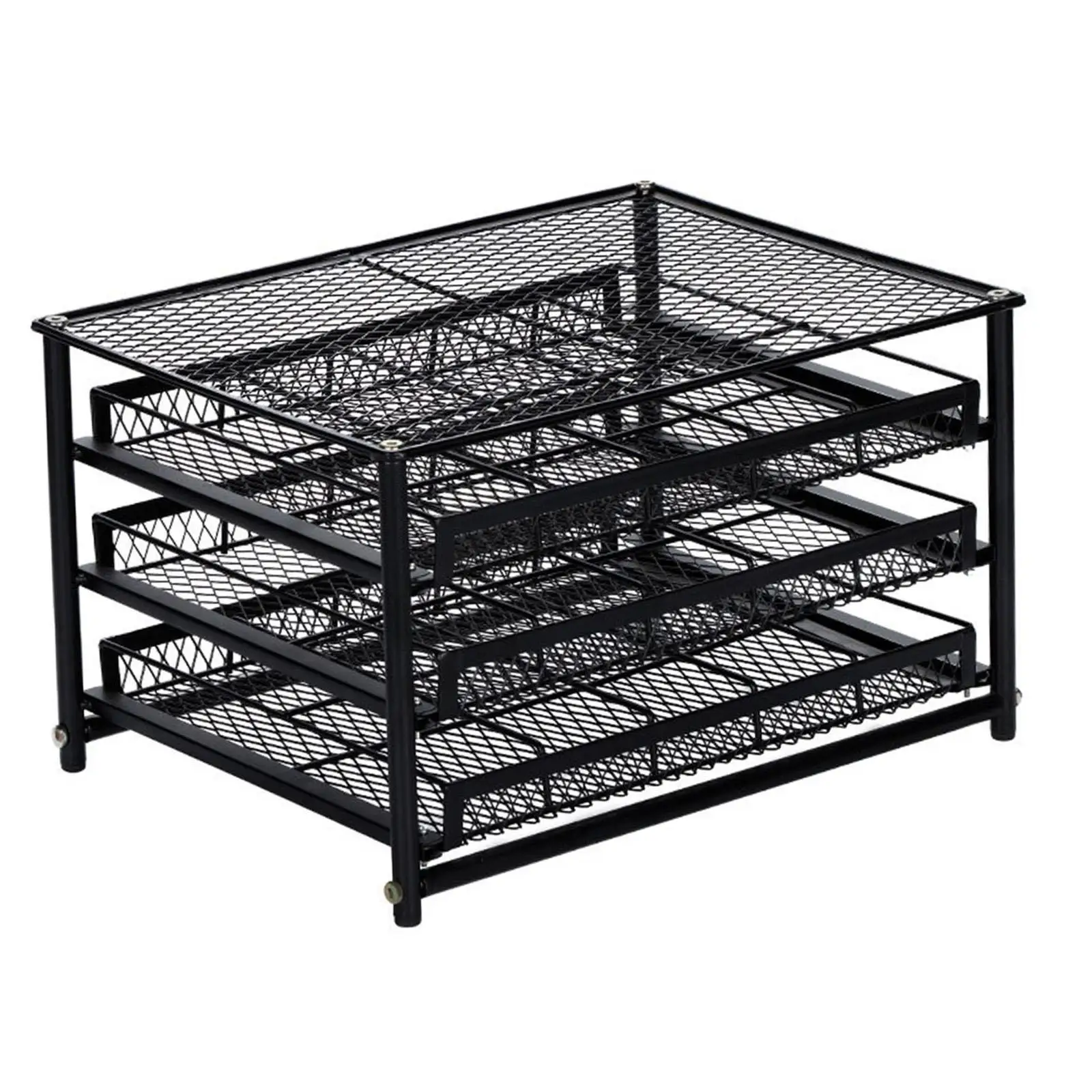 Spice Rack 3 Tiers Multifunctional Condiment Organizer Rack Spice Storage Holder for Tabletop Restaurant Bathroom Household Cafe