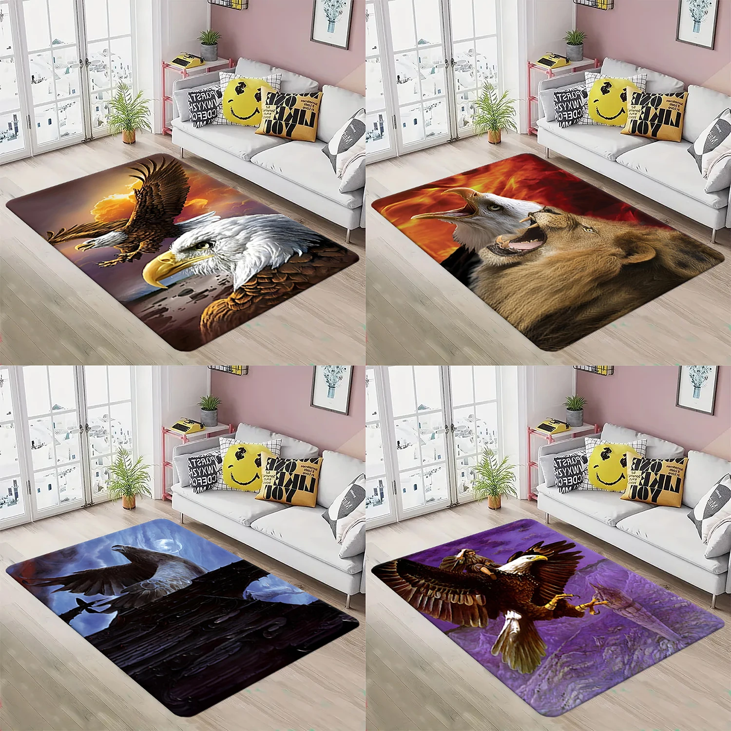 

Eagle art Floor Mats Decoration Home Decor Items Floor Mat for Kitchen Carpet Room Rug Entrance Doormat Front Door Mat Carpets