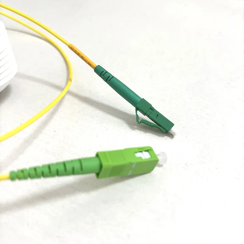 2pcs Simplex OS2 Single Mode LC APC to SC APC LSZH  Fiber Optic Cable