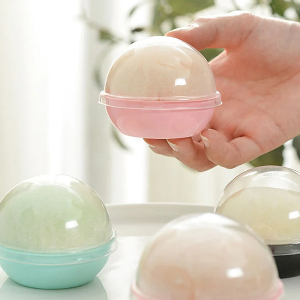 

100Pcs Cake Containers with Lids Moon Cake Dome Boxes for Baked Goods Egg Yolk Puff Muffin Cheese Pastry Storage Box