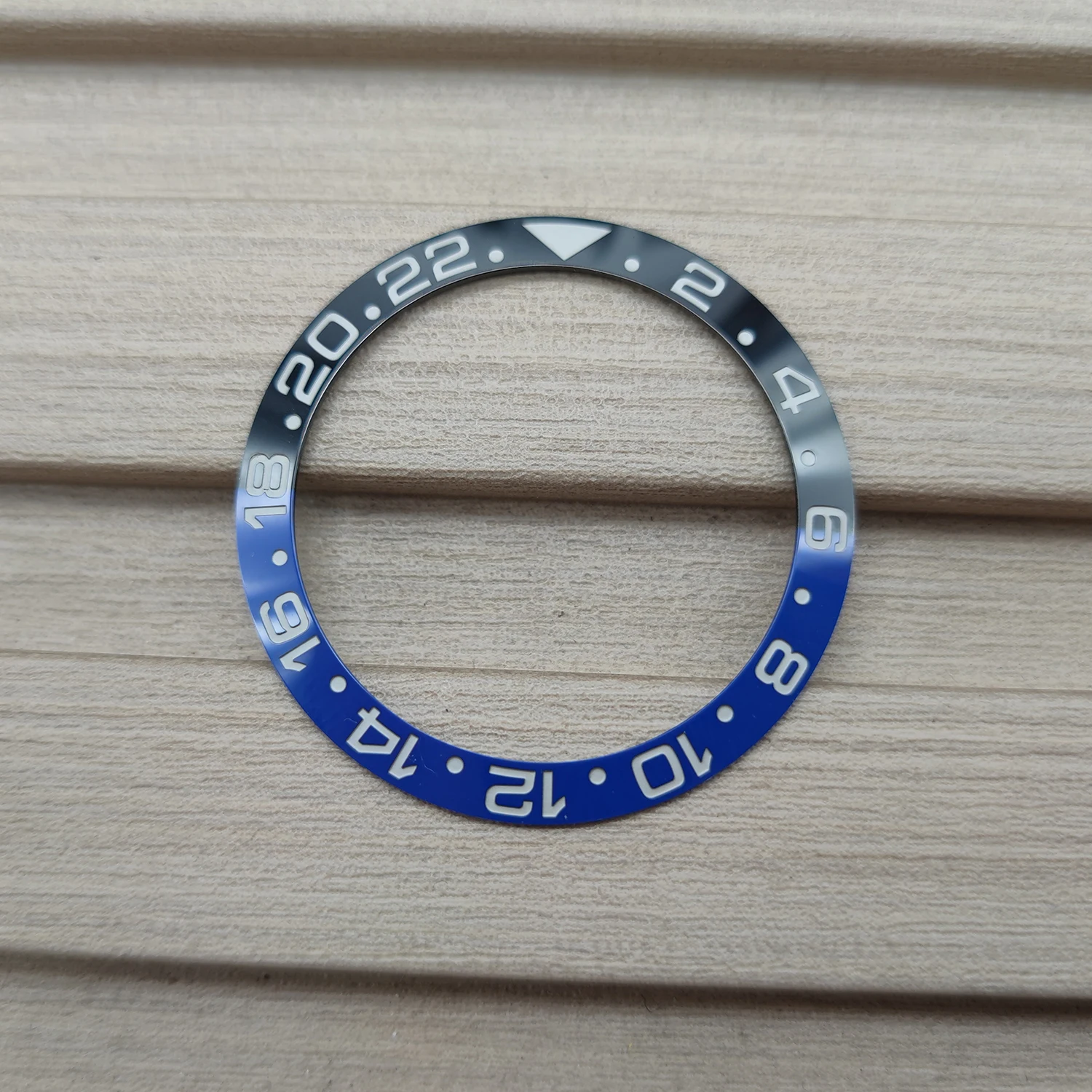 High Quality Ceramic Bezel Insert Ring 24 Hours 38mm*30.5mm Ceramic Bezel GMT Blue Red Replacement Accessories AAA+