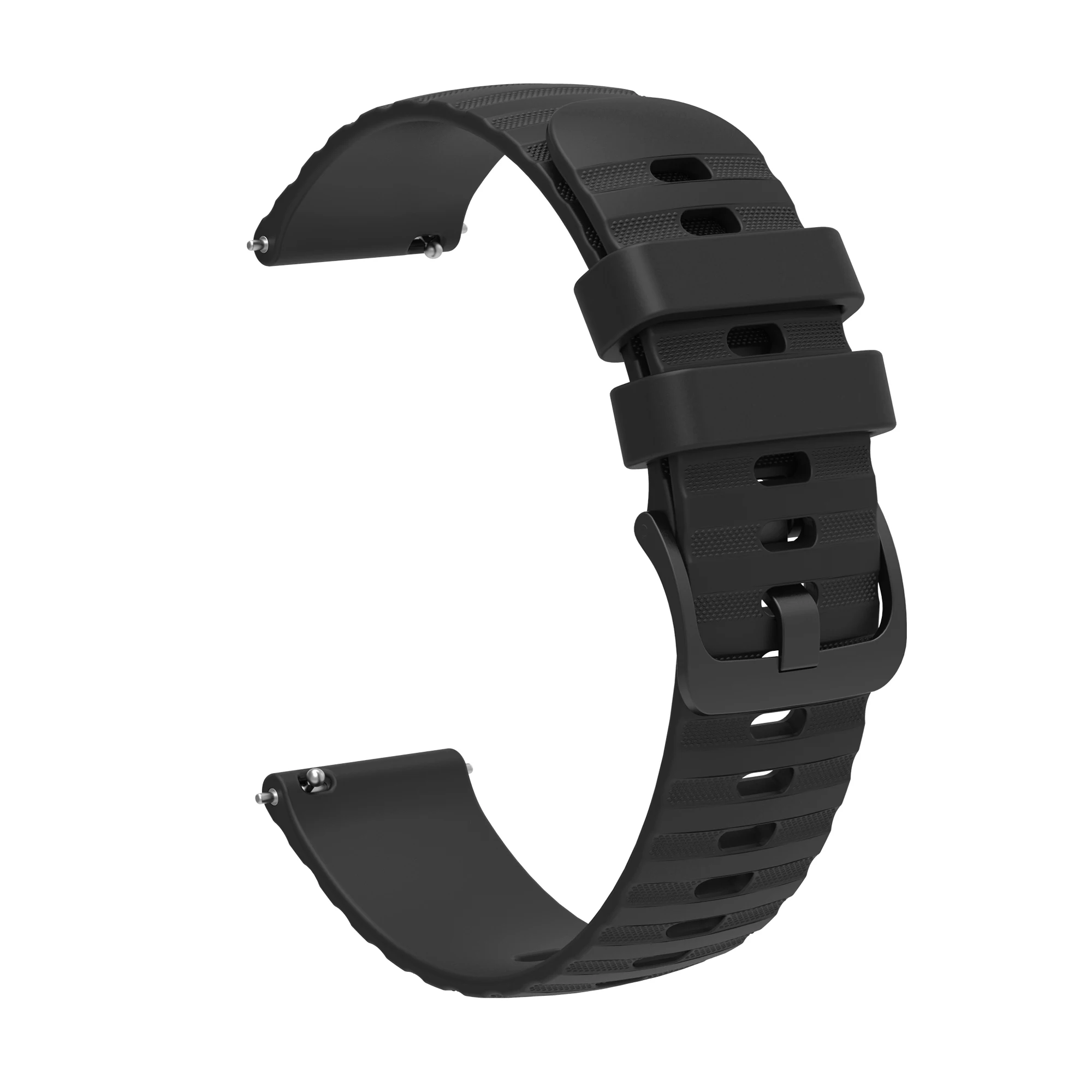 

18mm 20mm 22mm Universal Watch Strap Wave-dot Pattern Quick Release Fashion Lightweight Silicone Sport Smartwatch Band Men Women