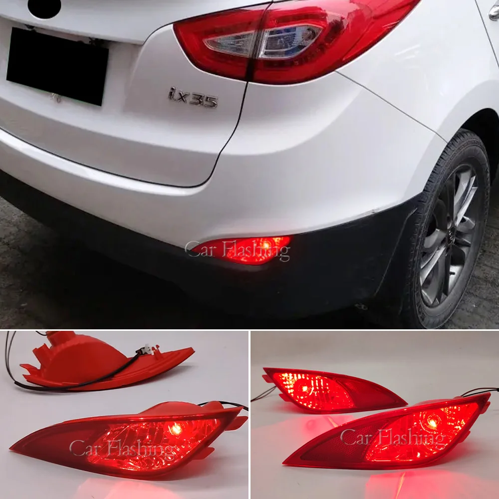 Rear Bumper Brake Light For Hyundai IX35 2010 2011 2012 2013 2014 2015 Tail Light Stop Lamp Car Fog Light With BUlb 92405-2Z300