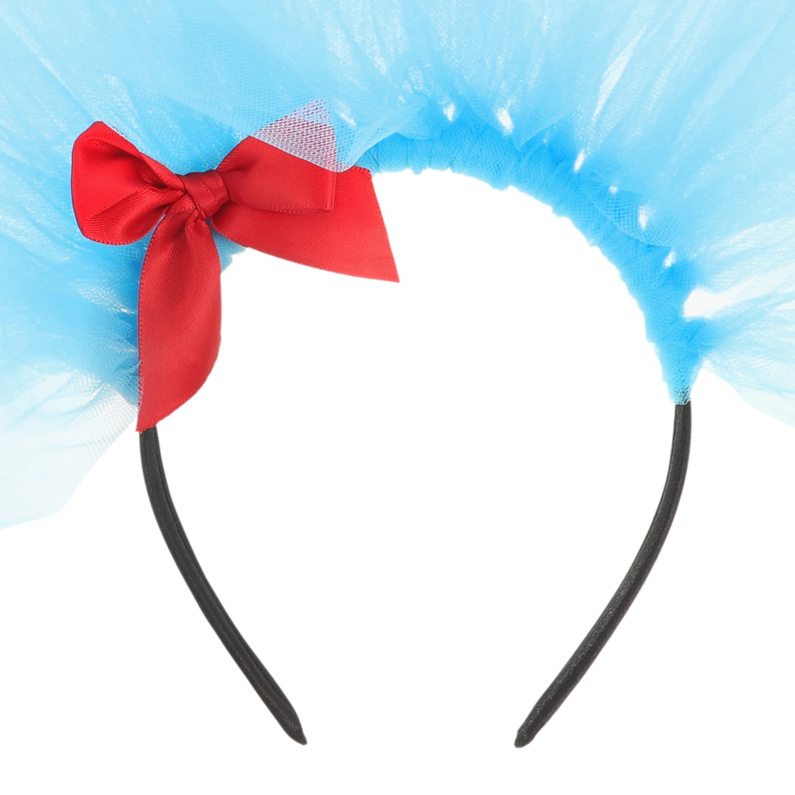 

Stylish Mesh Veil Headpiece Valentine'S Day Hair Accessory Lightweight Party Headband Wedding Birthday Festival Costume Bridal