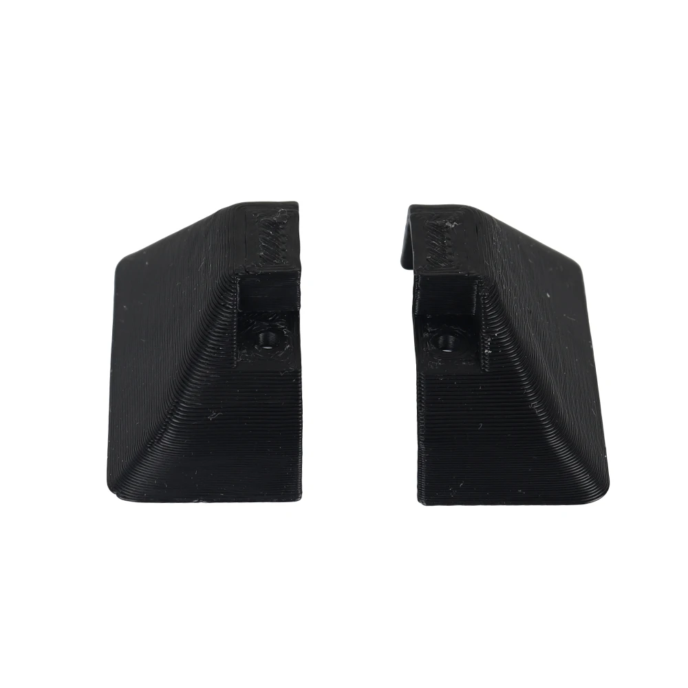 4pcs/Paket Tutup Ujung Rel Kanopi Karavan Hitam Set Aksesoris RV Camper Motorhome