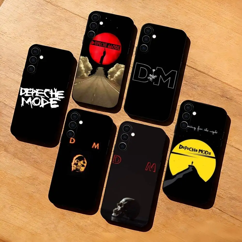 Cool B-Band Depeche MODE Phone Case Black Silicone Soft For Samsung Galaxy A73,A72,A71,A70,A53,A52,A51
