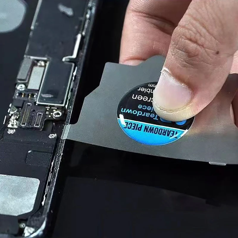 Alat reparasi ponsel layar LCD 3D, alat reparasi ponsel Stainless Steel, alat kartu Pry terbuka, membongkar kartu Pry 0.12MM