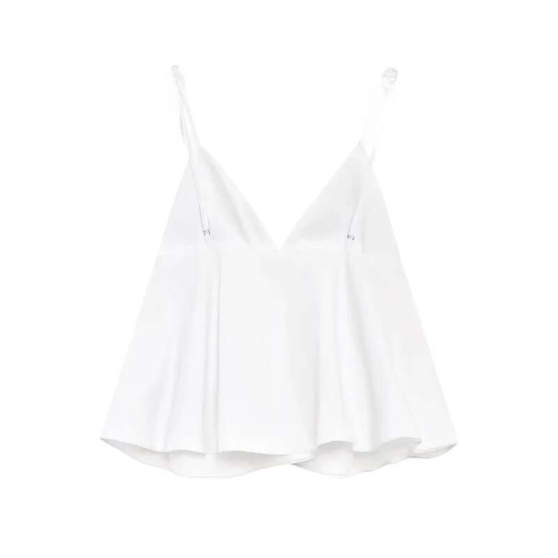 

Новый летний женский топ из смеси хлопка с узлом, универсальный, длина, модный, Sle 2025 г.