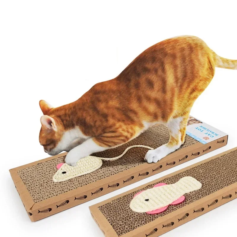 37*12cm Cat Scratching Board Mat Scraper Claw Paw Toys for Cat Scratcher Kitten Product Furniture Protector Cat Accessories