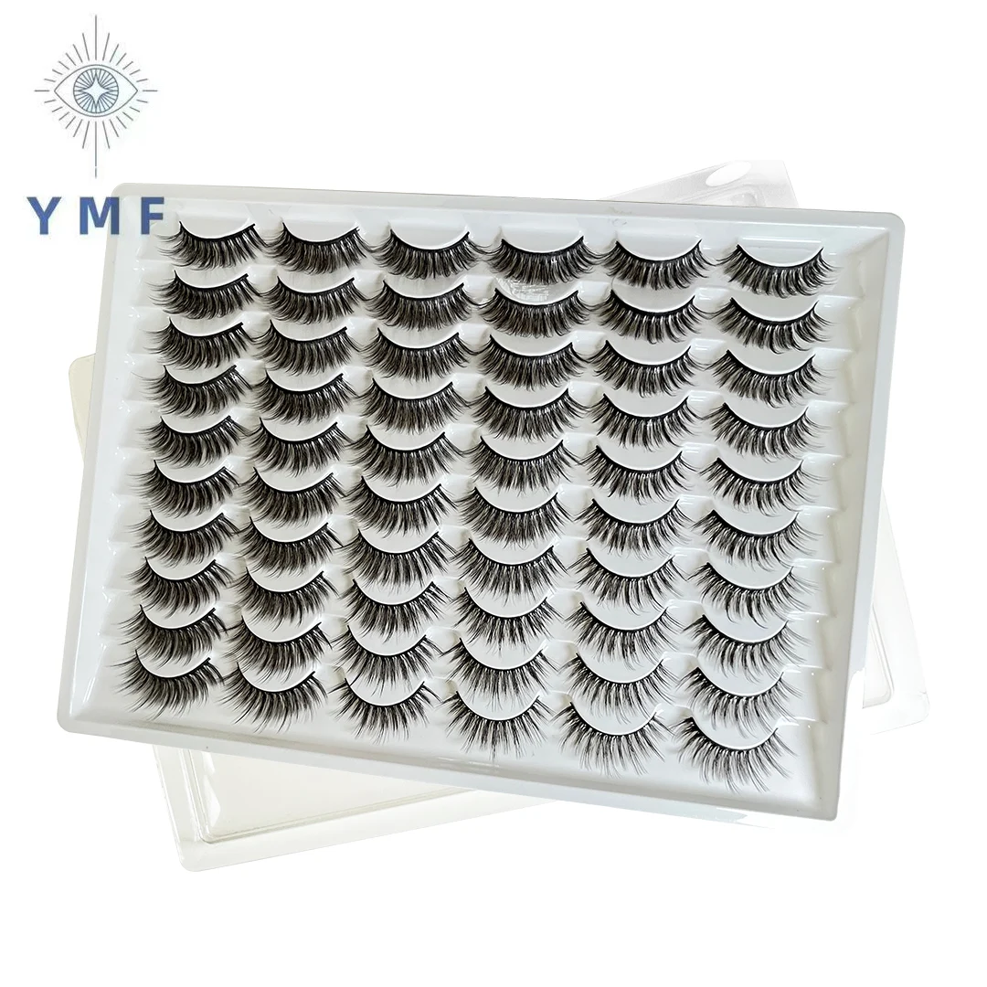 Natural False Eyelashes 30 Pairs Dramatic 6D Mink Lashes Thick Fake Eyelash Extension Faux Cils Makeup Maquiagem