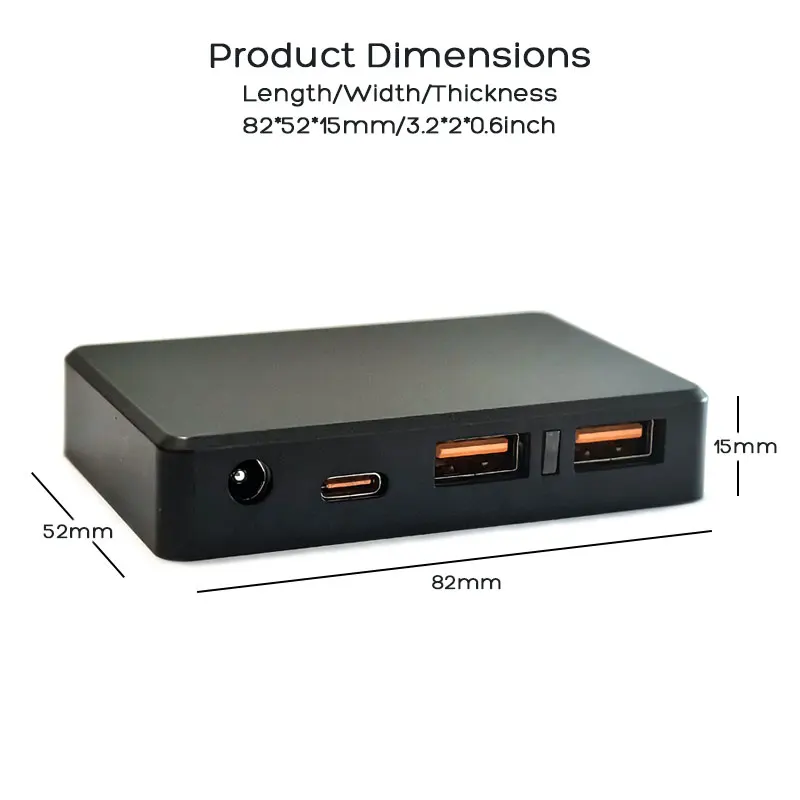 Solar Controller 5V 9V 12V 15V 20V Voltage Stabilizer with Type-C PD DC USB QC 2.0 3.0 Output Ports for DIY Solar Panel Charger.