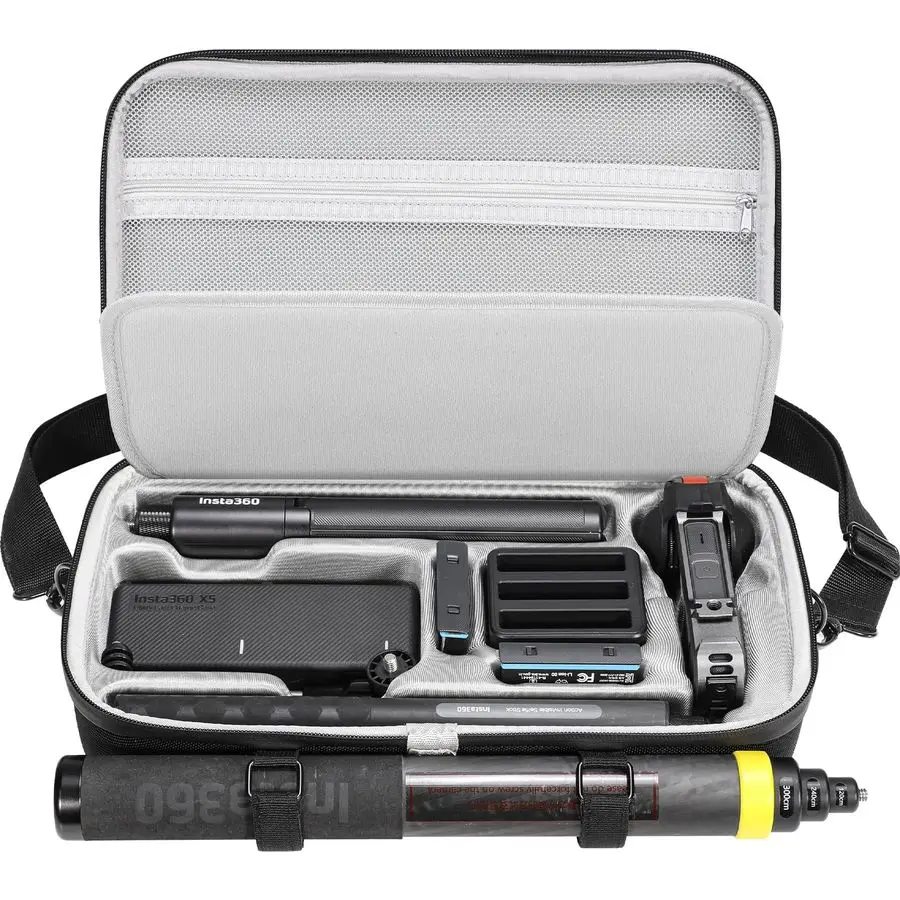 

Чехол для аксессуаров Insta360 X5 X4, портативная экшн-камера Insta360 X5, водонепроницаемая дорожная сумка с плечевым ремнем, совместимость