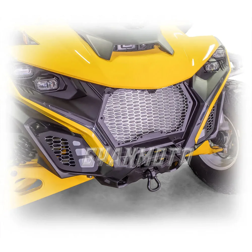 Do CAN AM MAVERICK R 2025 Akcesoria Zestaw przedniego grilla Czarny Nowy UTV Do Can-Am MAVERICK R 2024 Maverick R