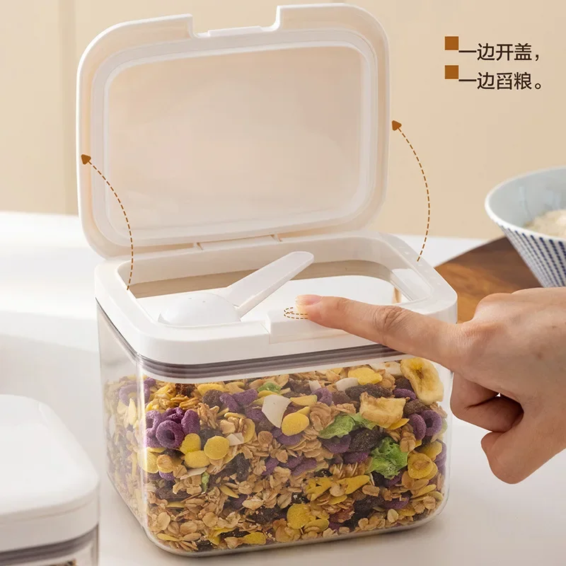 Household Dry Food Sealed Container Storage Box, Rice Bucket Storage, Canned Rice Container, Rice Storage Box