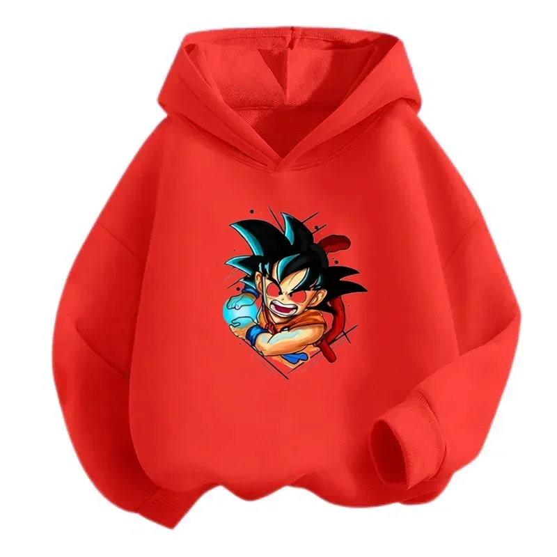 Sweat-Shirt à Capuche pour Bébé Garçon et Fille de 2 à 12 Ans, Vêtement de Printemps, Motif Dragonball OupillGoku, Y-Boy, 2024