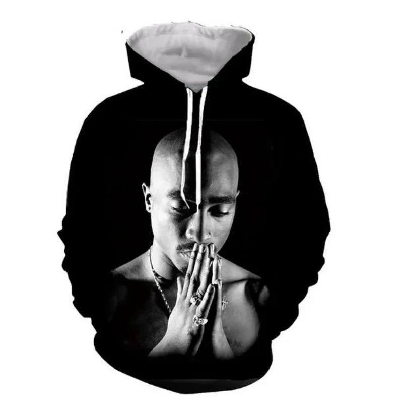 New Men/Womens tupac 2pac Funny 3D Print Fashion Tracksuits Crewneck Couple hoodie Joggers Pants + Hoodies