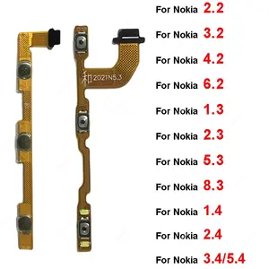 Bilashmart Nokia 2.2 3.2 4.2 6.2 7.2 1.3 2.3 5.3 8.3 1.4 2.4 3.4 5.4 Power Volume Side Button Key Flex Cable