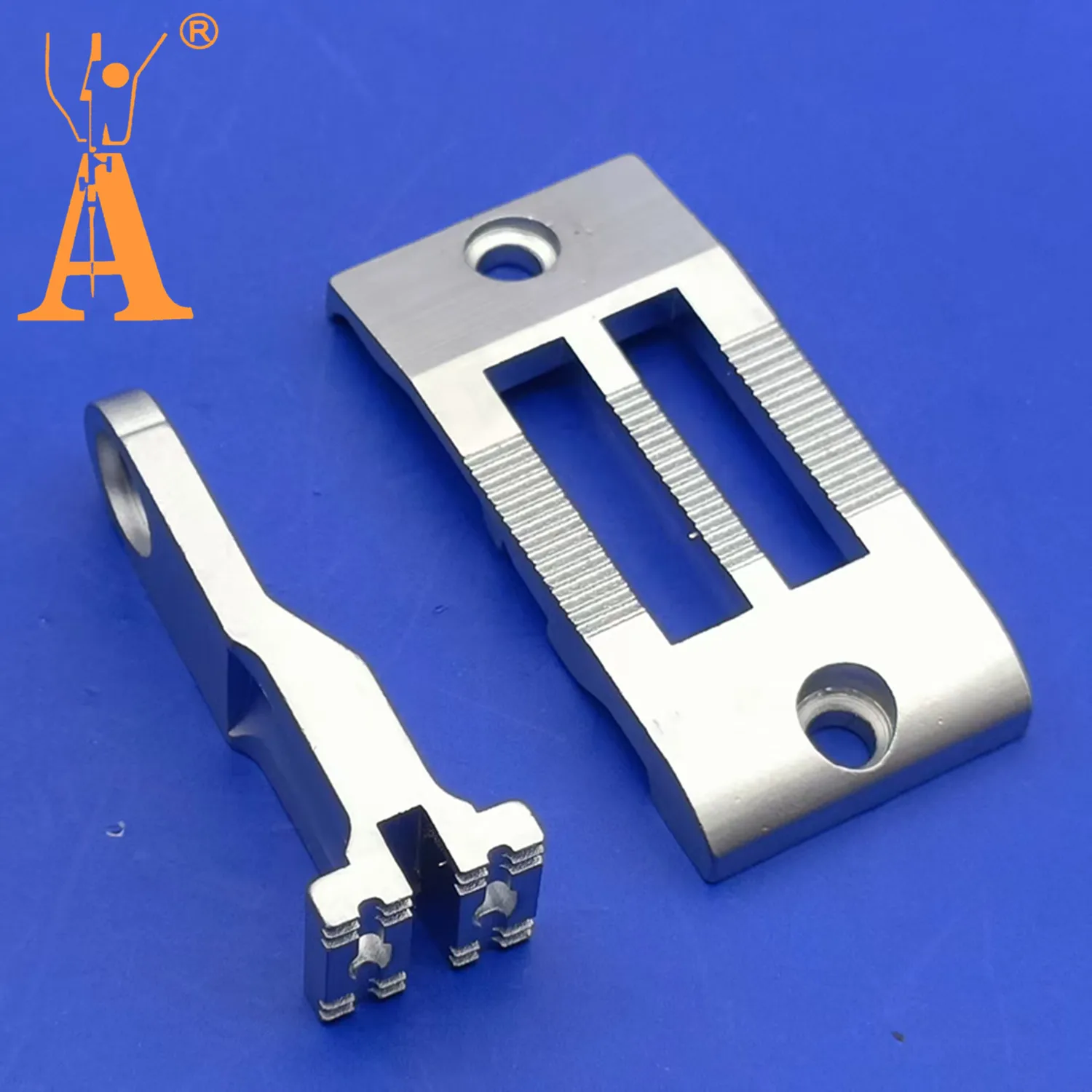 デュルコップ・アドラー768工業用二本針ミシン付属品kh768-np-kh768-fd針板送り歯必須部品デュルコップ