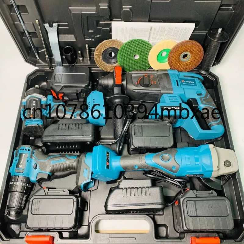 Power Tools 4 Kits Tool Set Cordless  Drills