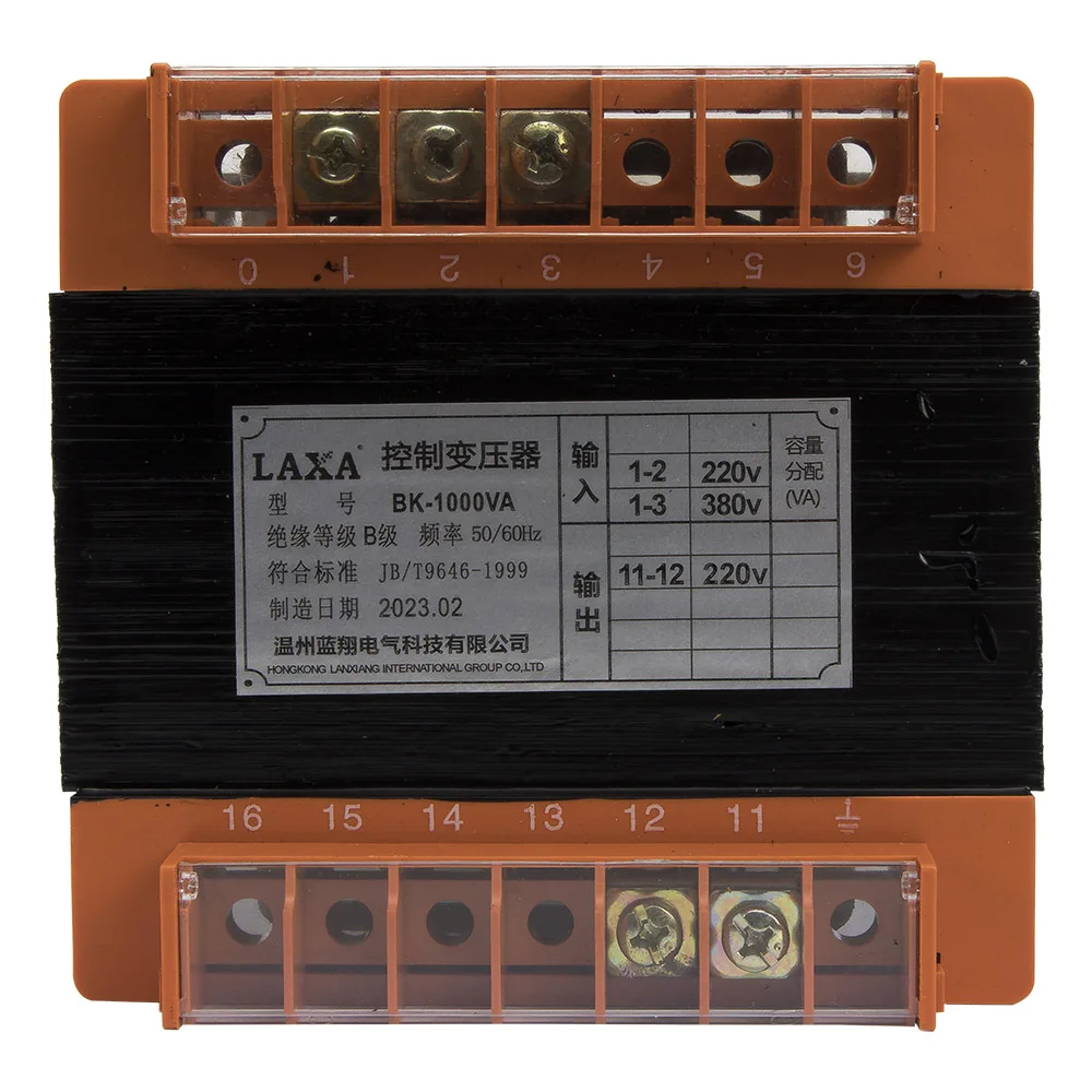 BK-1000VA BK type control power transformer 220V 380V input 220V 110V 36V output