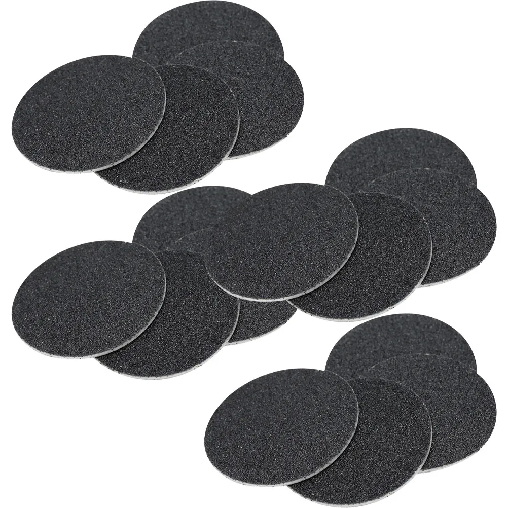 

60pcs Grinding Disks For Electric Callus Remover Replacement Sanding Discs Disposable Foot File Pad Black Textured Nail Salon