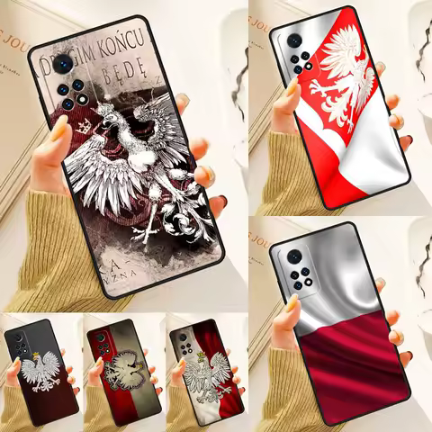 Poland Flag Case For Samsung Galaxy S24 Plus S23 S20 S21FE Lite S22 Ultra Note 20 S8 S9 S10 Phone Coque