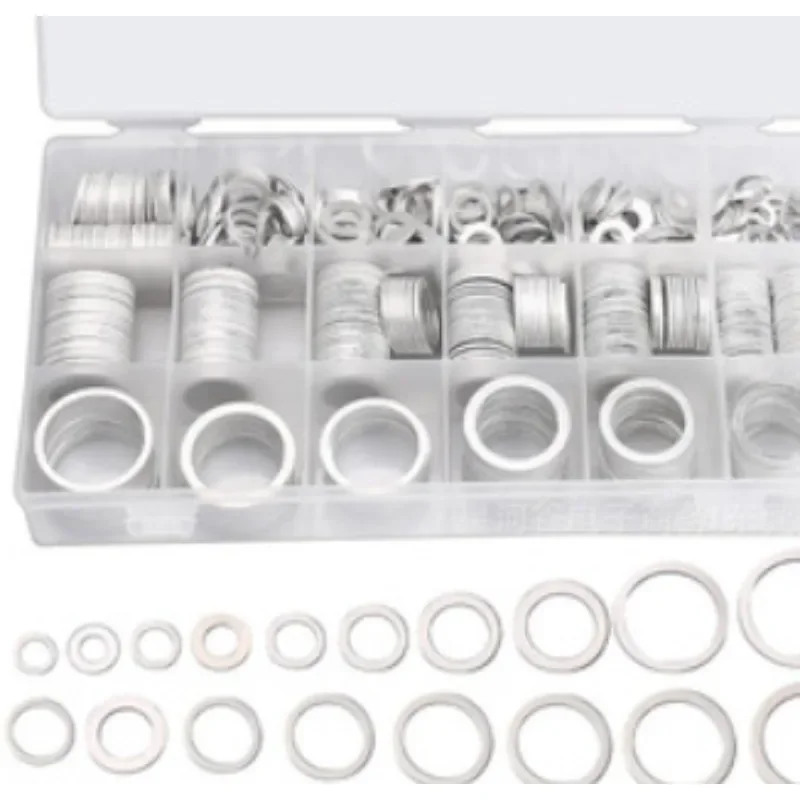 

100pcs Aluminum Flat Washers Sealing Gaskets M22-M94 Thickness 1 1.5 2 3mm Dish Washers
