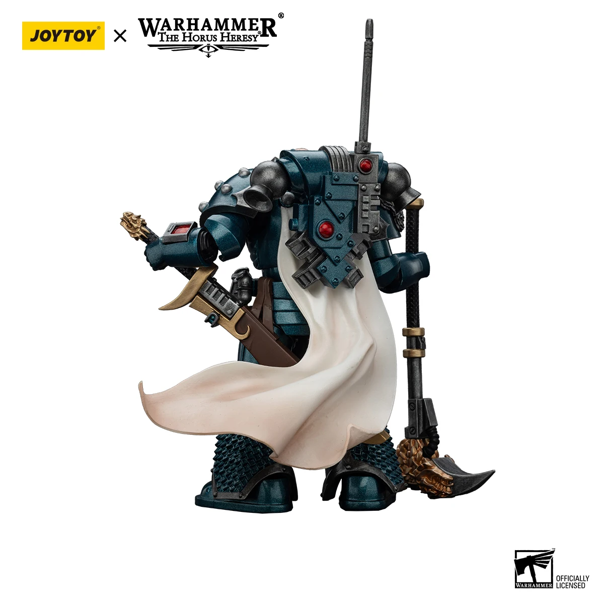 [W magazynie] JOY TOY Warhammer 30K 1/18 figurka Alpha Legion Harrowmaster Armillus Dynat Anime Model wojskowy