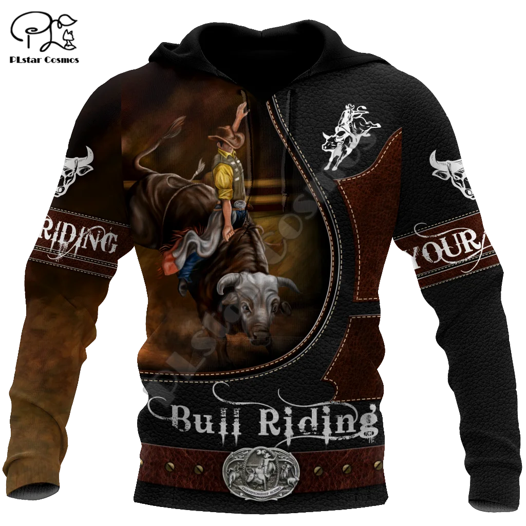 

NewFashion Animal Sports Rodeo Bull Riding Cowboy Tattoo Men/Women 3DPrint Pullover Harajuku Streetwear Casual Funny Hoodies X11