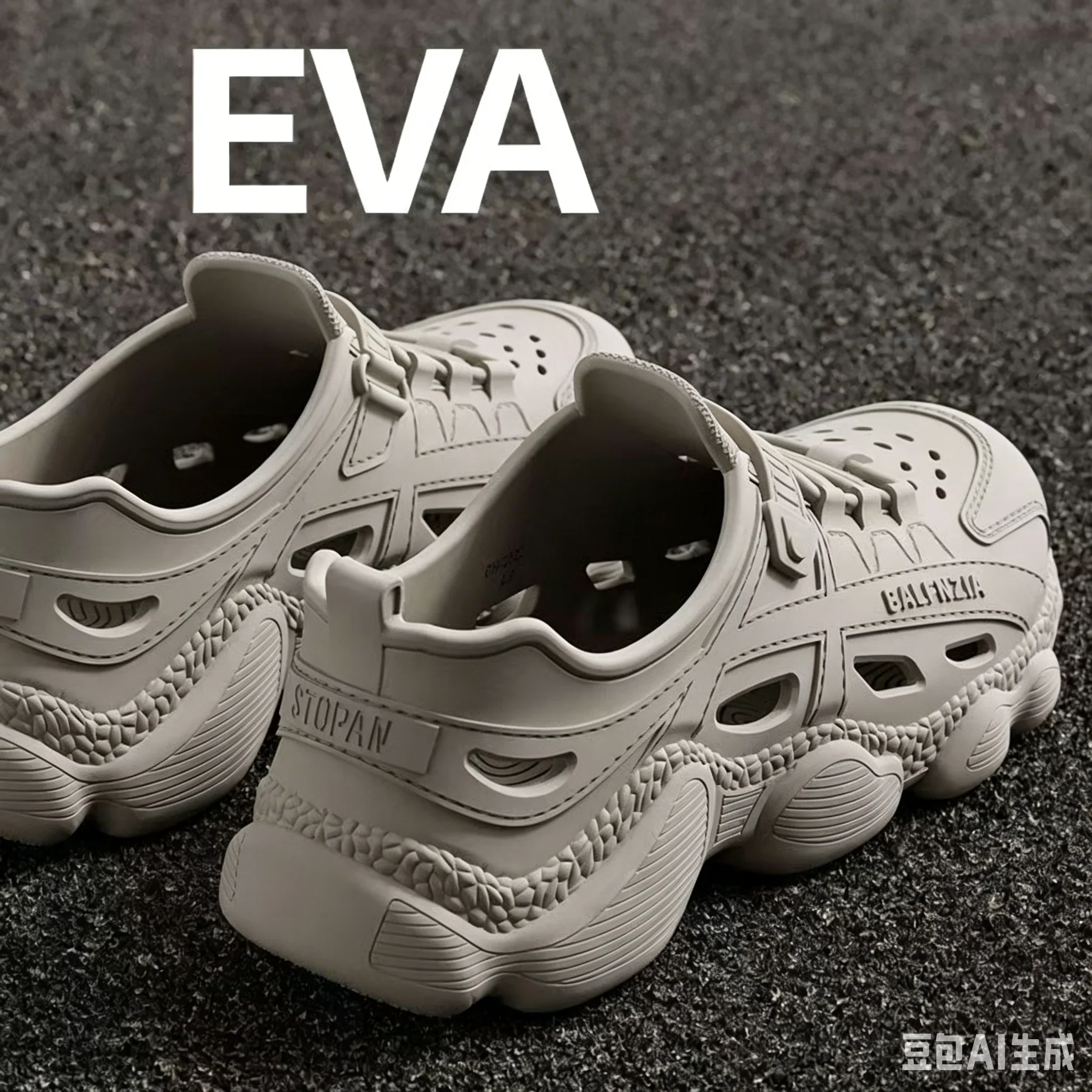 

Clogs Summer Unisex Casual Hollow Hole EVA Light Flat Large Size Garden Outdoor Beach