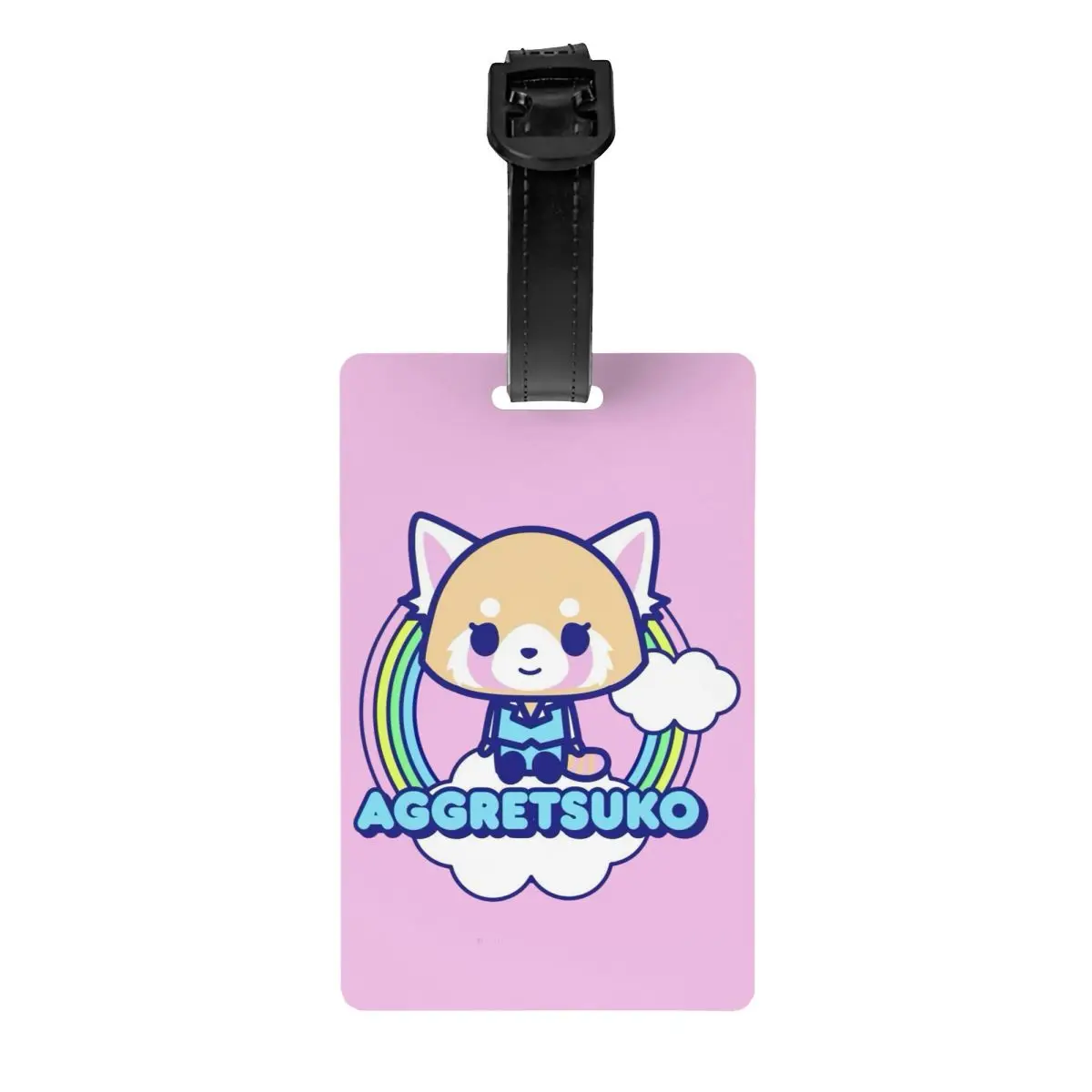 

Cute Cartoon Aggretsuko Luggage Tags for Suitcases Fashion Baggage Tags Privacy Cover ID Label