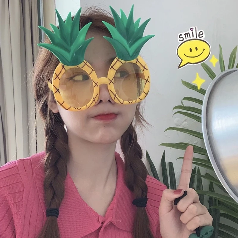 Pineapple Fruit Series Glasses Funny Crazy Sunglasses Accessories Novelty Costume Carnival Event Decoration