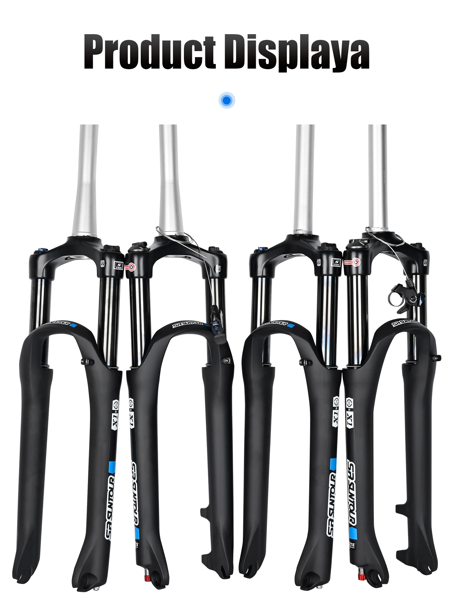 SR SUNTOUR X1 Bicycle Forks Air Suspension Fork 120mm Travel QR 100x9MM BOOST 110x15MM 27.5 29 Mountain Bike Air Fork
