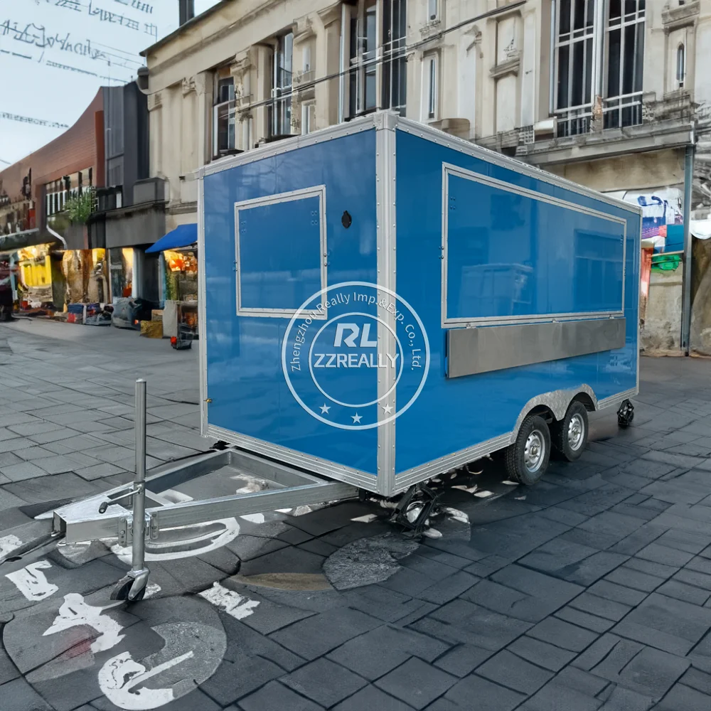 American Food Truck Fast Trailers  Sale Ice Cream Cart  Business Concession Trailers  Sale Vending Cart Hot Dog