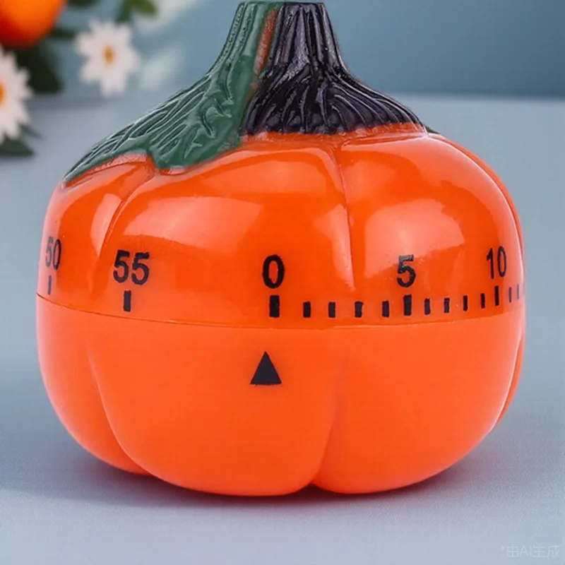 

Pumpkin Timer 60 Minutes Mechanical Kitchen Cooking Reminder For Baking Study Halloween Party Favor Decorative Time