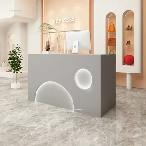 مكتب استقبال الشمال مكتب الاستقبال أثاث المكاتب الحد الأدنى الإبداعي الصغير التجاري معهد التجميل العداد أفضل 8 متاجر مبيعات - رقم 6